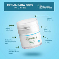 Crema de Contorno de Ojos Soy Canna Bella 30 ML (1 OZ) 100% Natural - Soy Cannabella
