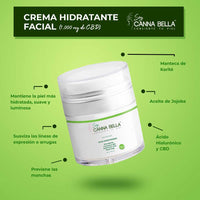 Crema Humectante Soy Canna Bella 50 ML (1.69 OZ) 100% natural - Soy Cannabella