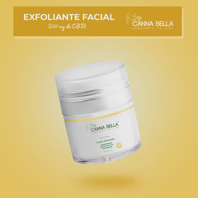 Exfoliante Facial Soy Canna Bella 50 ML (1.67 OZ) 100% Natural