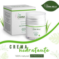 Crema Humectante Soy Canna Bella 50 ML (1.69 OZ) 100% natural - Soy Cannabella